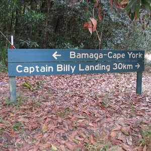 Sign at turnoff