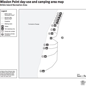 Mission Point camping area