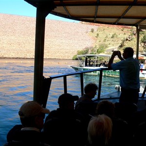 Ord River Dam viewed from the Ord River