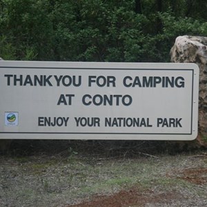 Conto Field Sign