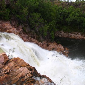 Middle Falls after Cyclone Monica 2006