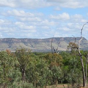 Cliff above talus  slope