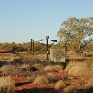 Georgia Bore camp site with facilities (dunny)