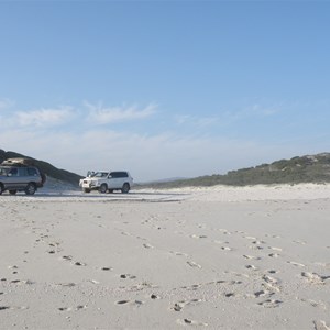 Hamersley Beach Track Inlet Entrance