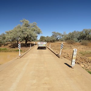 Causeway at 2.1m above zero gauge level