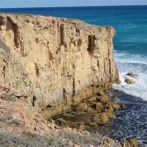 Dog Fence Beach Cliffs 