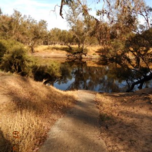 Canoe launching area