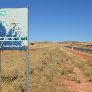 Goyder's Line Sign