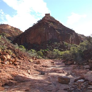 Temple Gorge - Temple Rock at the gorge trail end