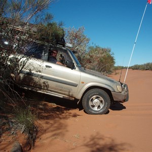 River crossing point 4km from Hanging Rock