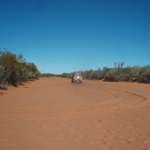 River crossing point 4km from Hanging Rock - Don't deviate!