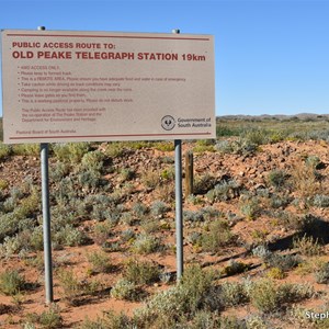 Oodnadatta Track - Old Peake Turn Off -