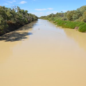 Eyre Creek from Glengyle Bridge