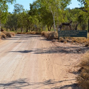 Boodjamulla (Lawn Hill) National Park Boundary Sign