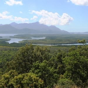 View of the southern end of Hinchenbrook Island