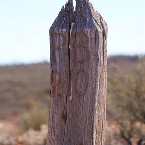 P&B Marker above rockhole