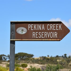 Pekina Creek Reservoir Turnoff 