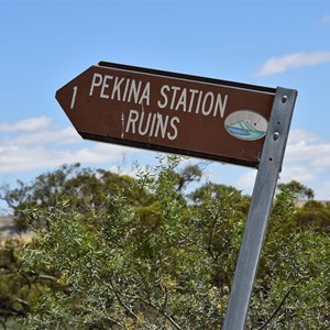 Pekina Station Ruins Turnoff 