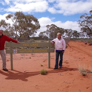 Yeo Lake Nature Reserve Boundary Sign