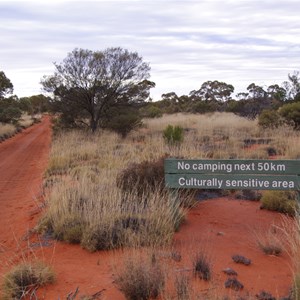 No Camping Sign