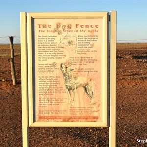 Dog Fence Information Sign - The Breakaways