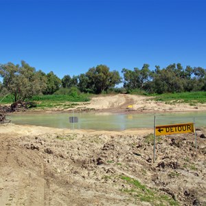 Alternate Eyre Creek Flood Detour