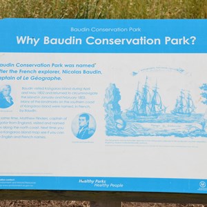 Baudin & Bates Information Signs