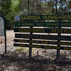 Coulthard Reserve Turn Off