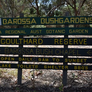 Coulthard Reserve Turn Off