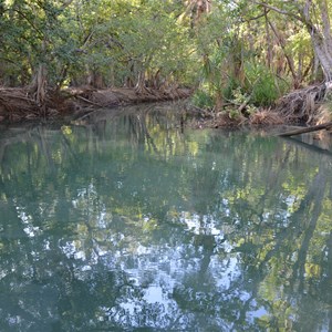 Bridge over Lawn Hill Creek on Island Stack Hike