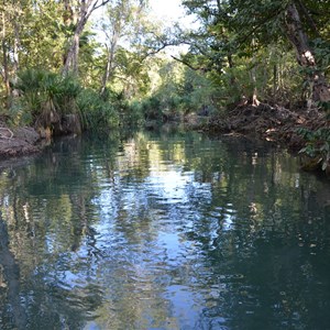 Bridge over Lawn Hill Creek on Island Stack Hike