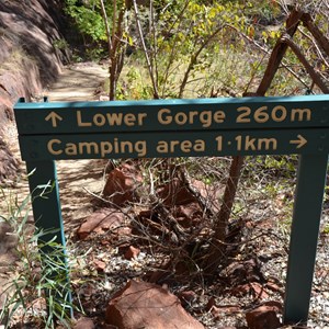 Lower Gorge Track Sign