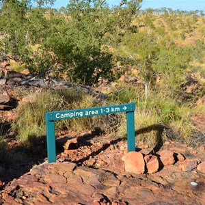 Constance Range Track Sign 