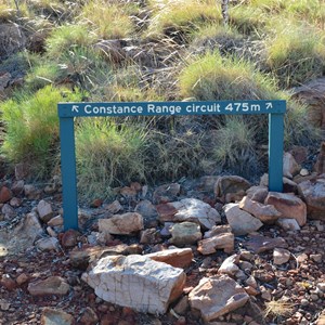 Constance Range Track Sign 