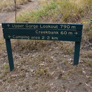 Upper Gorge Walk Track Sign