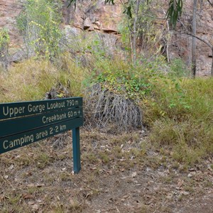 Upper Gorge Walk Track Sign