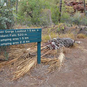 Upper Gorge Walk Track Sign 