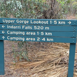 Upper Gorge Walk Track Sign 