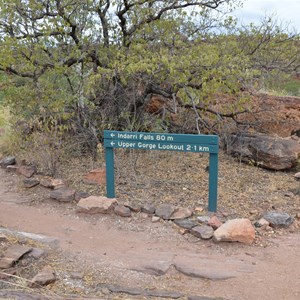 Upper Gorge Walk Track Junction Sign