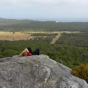 Monkey Rock - the summit (on a very overcast day)