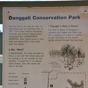 Danggali Conservation Park Southern Boundary Information Bay