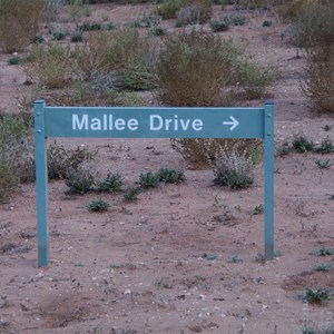 Mallee Drive Direction Sign