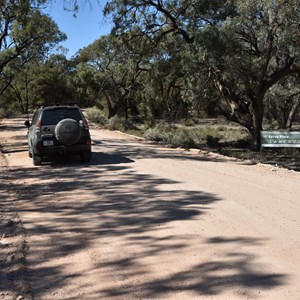 Murray River National Park - Lyrup Flats Boundary Sign