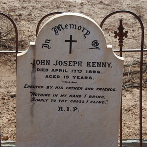 John Joseph Kenny 1896 Grave