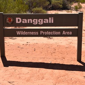 Danggali Wilderness Protection Area Boundary Sign