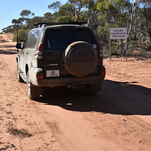 Cooltong Conservation Park 4WD Only Sign