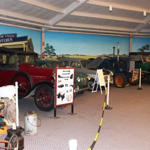 Part of the motor old motor vehicle display