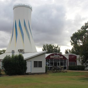 The main museum, reception, information and coffee shop building