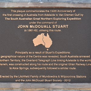 John McDouall Stuart Memorial