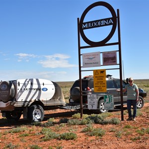 Muloorina Station Sign 